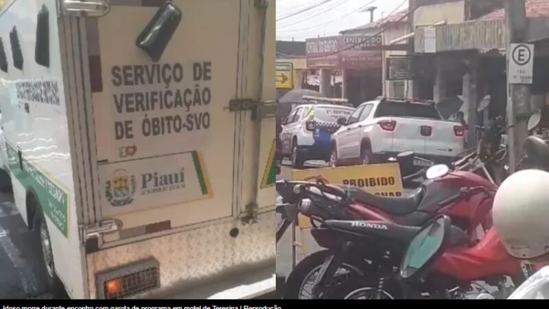 Idoso morre durante encontro com garota de programa em motel de Teresina
