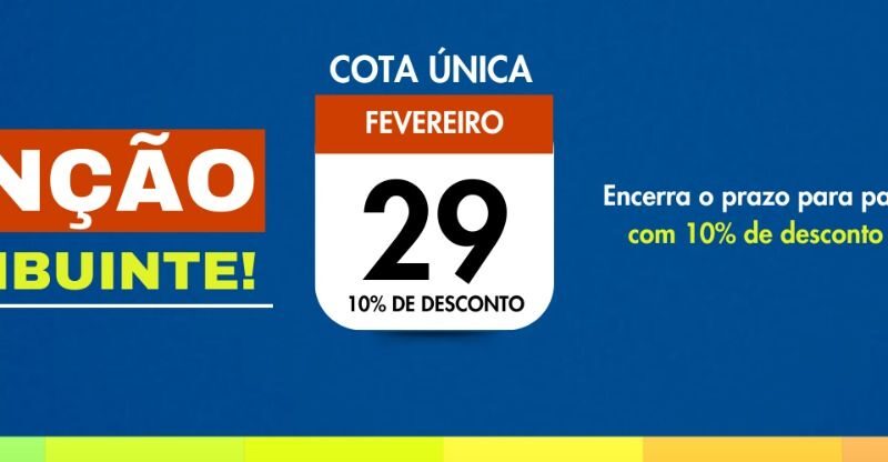 Prazo para pagar IPVA com 10% de desconto termina na quinta (29)