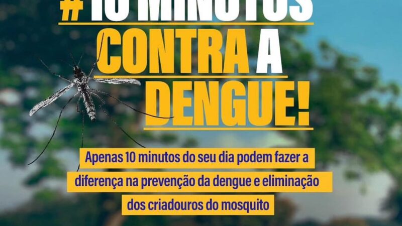 O que você pode fazer  para prevenir a Dengue em apenas 10 minutos