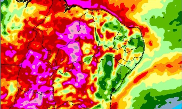 Semarh alerta para possibilidade de chuvas intensas no período de 19 a 26 de fevereiro no Píauí