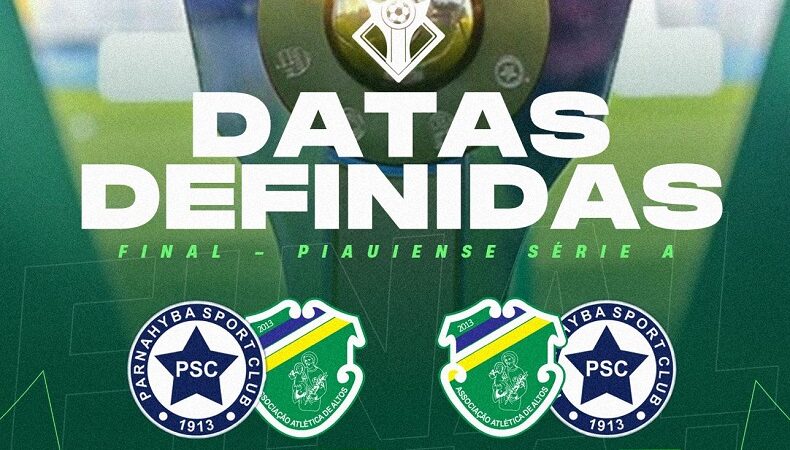 Definidas as datas das finais entre Altos x Parnahyba pelo Campeonato Piauiense