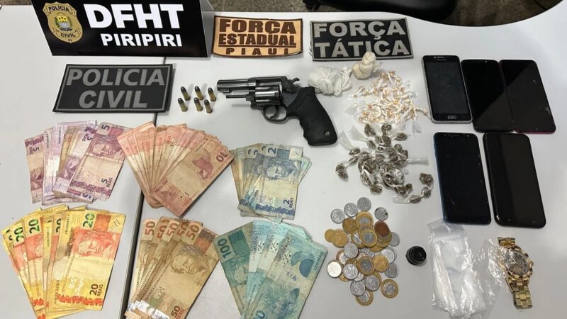 Suspeito de roubo e homicídio é capturado por policiais civis em Piripiri