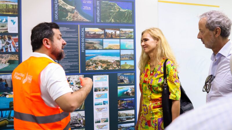 Embaixadora da União Europeia no Brasil conhece instalações da ZPE e área portuária do Piauí