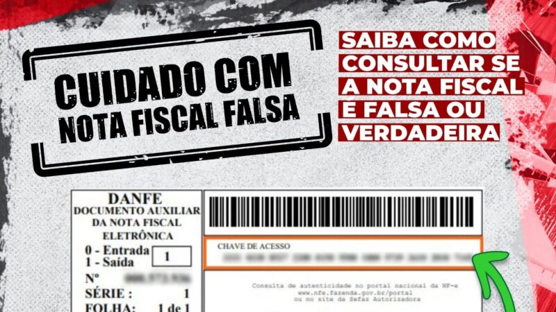 Secretaria de Segurança alerta sobre venda de celulares com nota fiscal falsificada