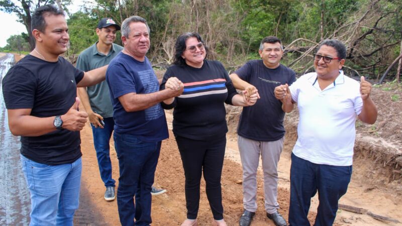Prefeitura de Piripiri e Governo do Estado iniciam asfaltamento da estrada da comunidade Furnas