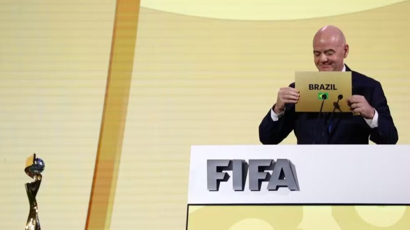 Brasil é escolhido para ser a sede da Copa do Mundo Feminina de 2027