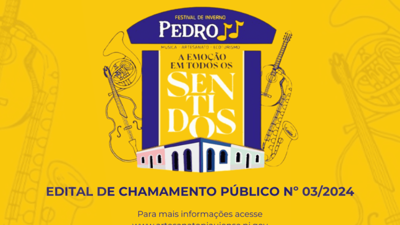 Sudarpi divulga lista definitiva dos artesãos selecionados para o 18º Festival de Inverno de Pedro II