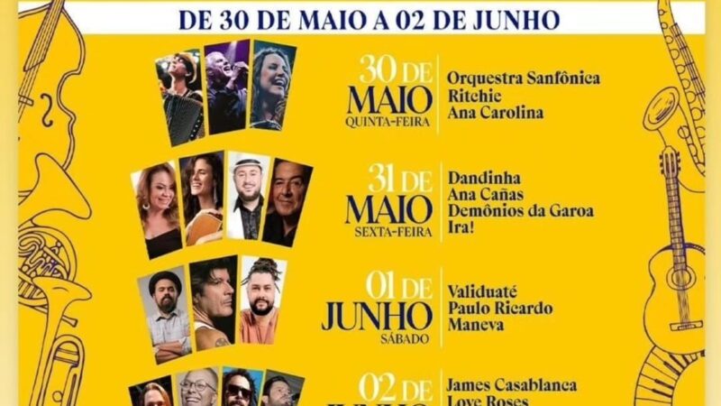 Festival de Inverno de Pedro II entra em contagem regressiva e anuncia programação completa