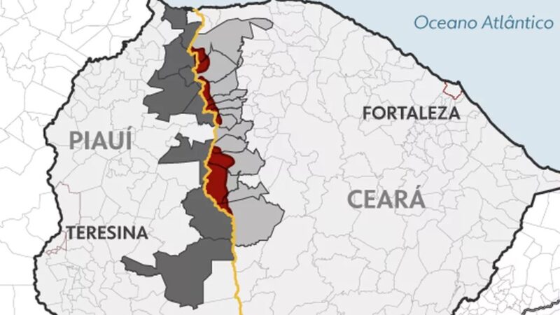 Fim do litígio entre o PI e o CE? Exército sugere cinco possibilidades de divisão entre os estados; entenda laudo de perícia