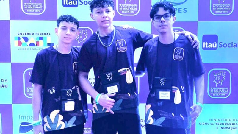 Estudantes da rede estadual do Piauí recebem medalha de ouro da 18ª OBMEP