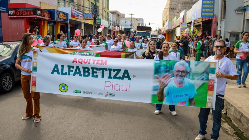 3ª Gerência Regional de Educação realizou dia D de Mobilização do Programa Alfabetiza Piauí em Piripiri