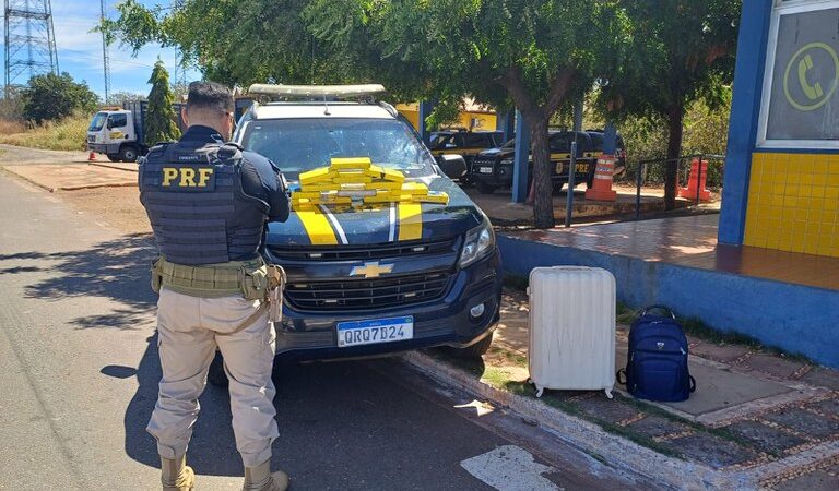 PRF no Piauí apreende 13 tabletes de cocaína na cidade de Picos