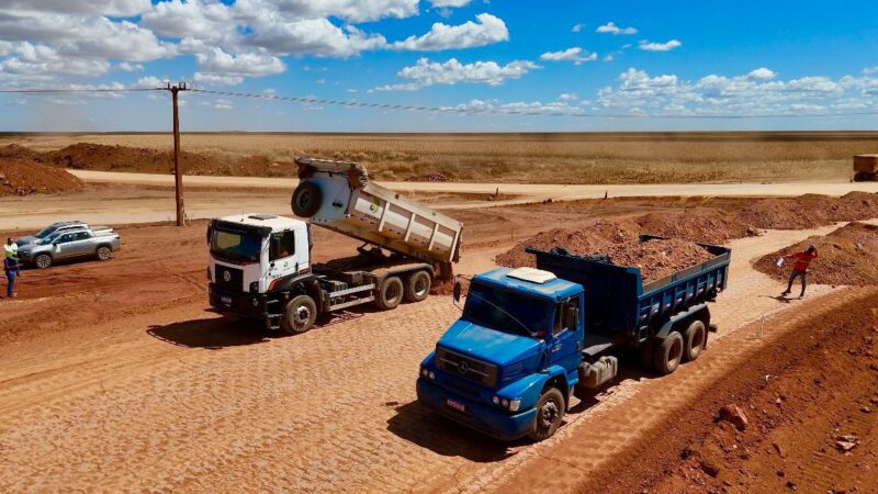 Rodovia da Soja: obras do DER avançam e cronograma de execução chega a 50%