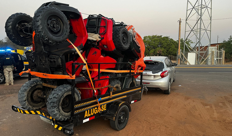 Três homens são presos pela PRF no Piauí após apropriação indébita de quadriciclos em Jericoacoara (CE)