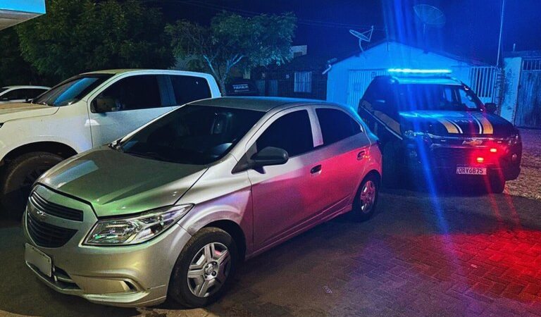 Carro roubado em Teresina é recuperado pela PRF em Brasileira