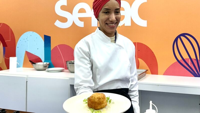 Piauí apresenta o tradicional salgado “bomba” no Cozinha Show do Salão do Turismo