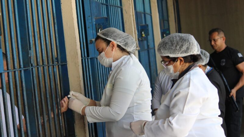 Sejus realiza testagens contra ISTs em internos da Penitenciária de Altos