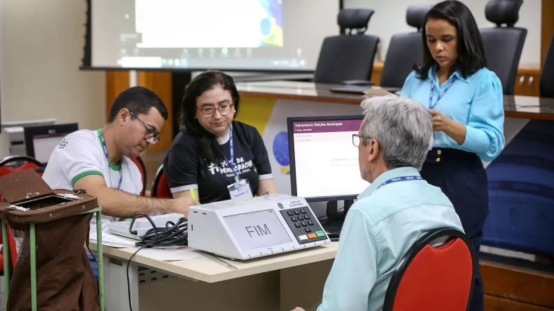 TRE realiza auditoria das urnas eletrônicas como etapa preparatória para eleições municipais