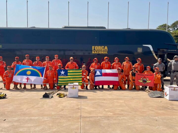 Bombeiros Militares do Piauí integram Força Nacional no combate às queimadas pelo Brasil