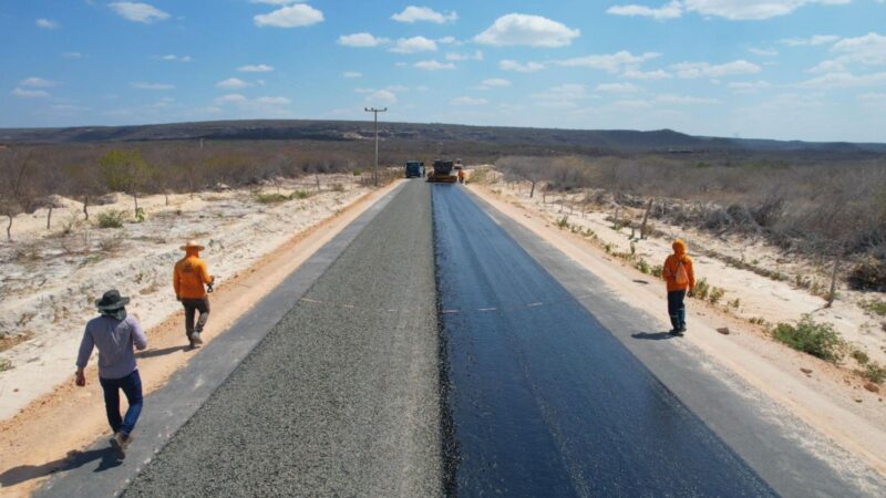 Obras da nova rodovia de ligação entre o Piauí e o Ceará estão avançadas