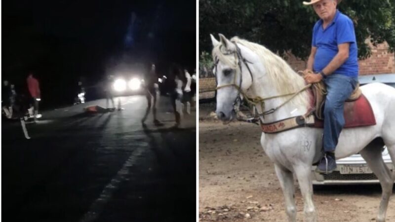 “Rei do Gado” morre após acidente envolvendo moto e bicicleta na PI-215 em Campo Maior