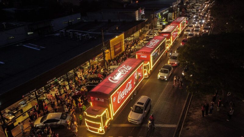Caravana de Natal da Coca-Cola vai percorrer Teresina nesta quarta-feira (30)