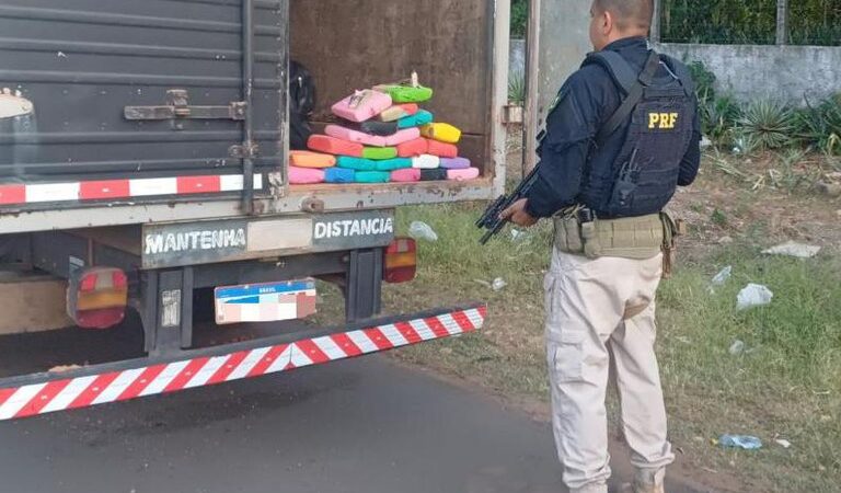 PRF no Piauí apreende mais de 25 kg de maconha escondida em caminhão durante abordagem na BR-343, em Teresina