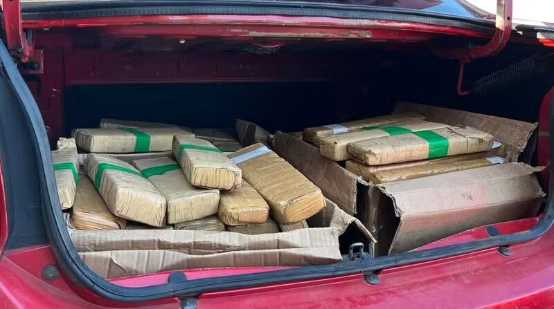 Advogado é preso com cerca de 100kg de maconha dentro de porta-malas de carro em Teresina