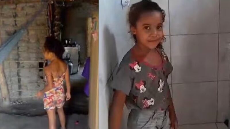 Menina de 7 anos ganha casa após vídeo pedindo ‘mistura’ comover internautas no Piauí