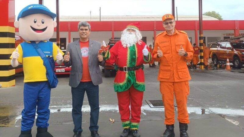 Bombeiros Militares e Carteiros lançam oficialmente a Campanha Papai Noel dos Correios 2024