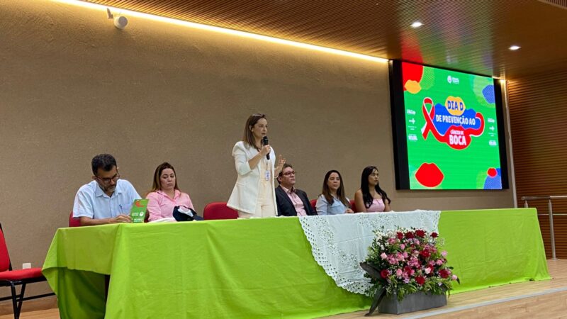 Sesapi realiza Dia D de Combate ao Câncer de Boca e lança aplicativo para facilitar diagnóstico precoce da doença