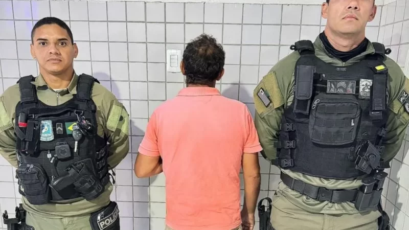 Homem acusado de estuprar enteado de 12 anos em Poranga-CE é preso em Milton Brandão