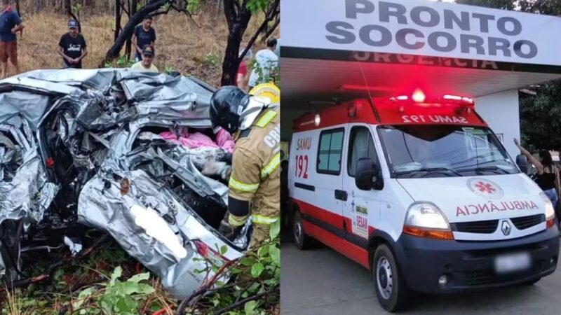 Mãe e bebê de 2 anos morrem em colisão entre carro e caminhão na BR-222, em Brasileira; pai, filhos e babá ficam feridos