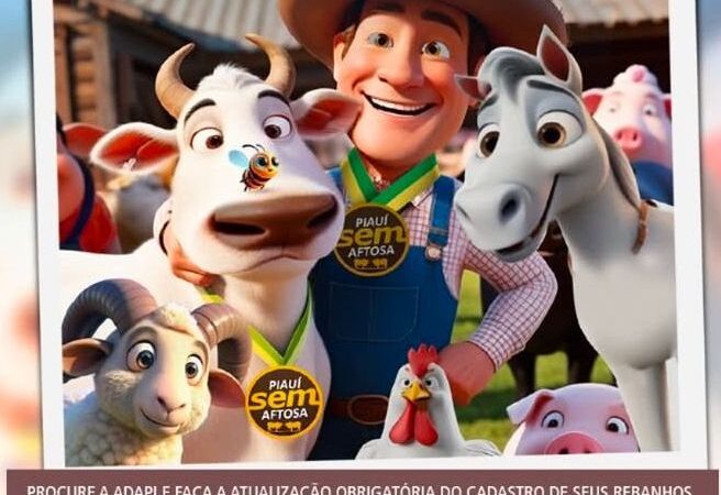 Prazo para recadastramento do rebanho piauiense termina dia 31 de dezembro