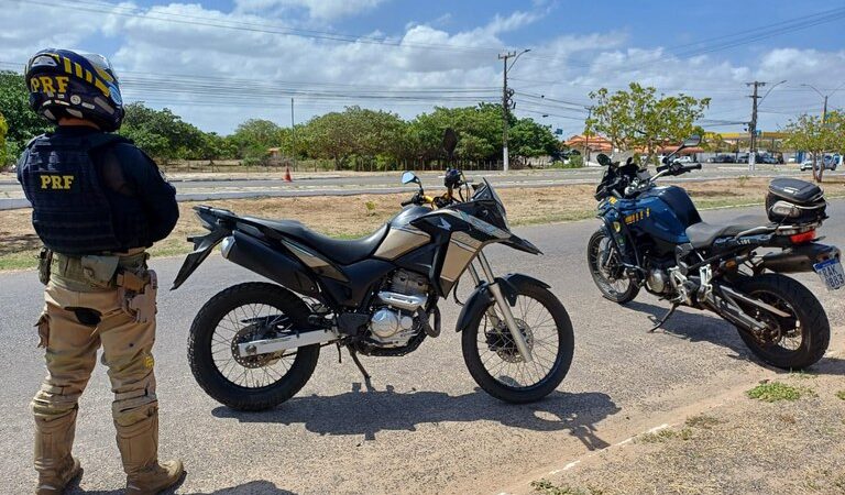 PRF apreende motocicleta adulterada em Parnaíba