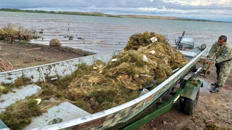 Primeira etapa da Operação Piracema encerra com apreensão de quatro mil metros de rede de pesca ilegal no Piauí