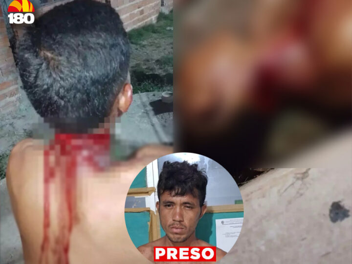 Jovem quase é degolado em briga com próprio irmão no interior do Piauí; acusado é preso