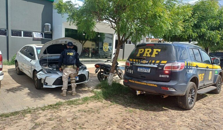 PRF no Piauí prende em Piripiri homem e recupera veículo furtado em São Paulo