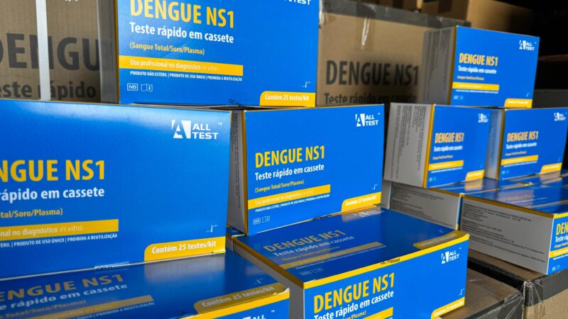 Piauí recebe mais de 10 mil testes rápidos para dengue