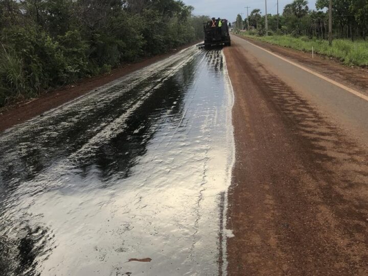 Trecho entre Batalha e Piracuruca está com meia pista bloqueada para obras no local