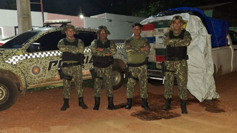 Polícia Militar apreende uma tonelada de peixe transportado ilegalmente no Piauí