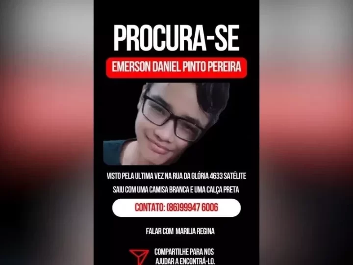 Adolescente desaparece e família busca informações em Teresina