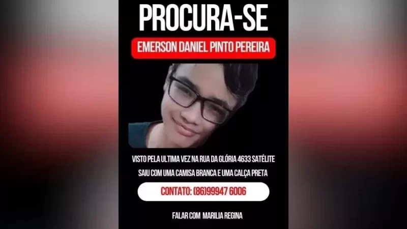 Adolescente desaparece e família busca informações em Teresina