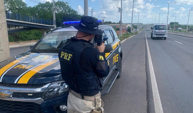 PRF mantém foco no combate ao excesso de velocidade nas rodovias do Piauí