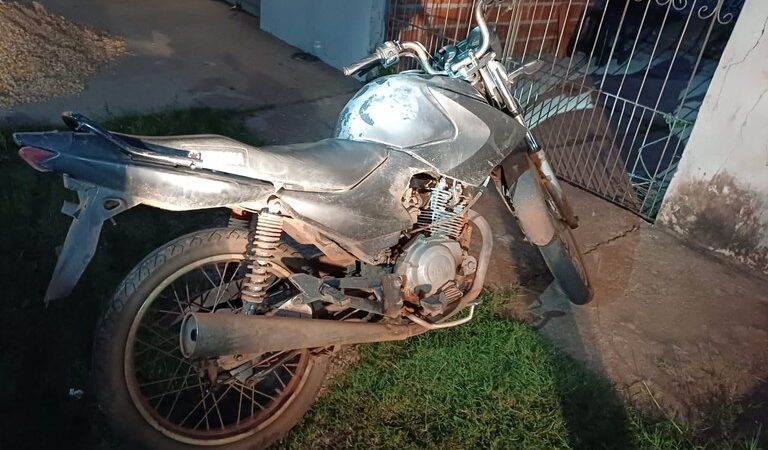 Motocicleta com motor furtado é apreendida pela PRF na BR-343, em Altos