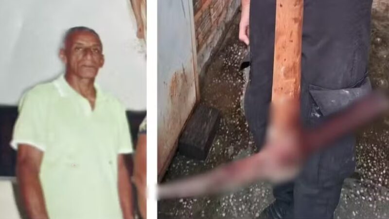 Suspeito de matar idoso com golpes de picareta é preso e indiciado em Teresina; homem gravou vídeos ao lado do corpo da vítima