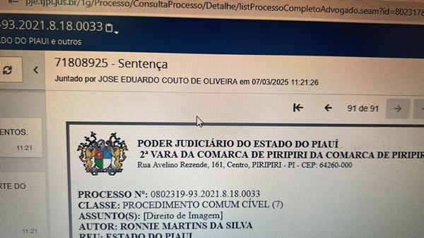 Justiça de Piripiri condena Estado do Piauí a pagar indenização por danos morais em ação truculenta da Força Tática