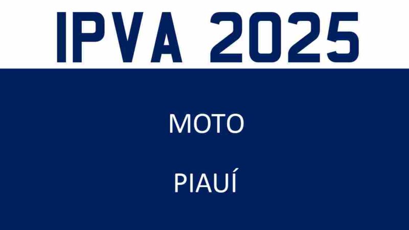 Isenção de IPVA para motos e veículos antigos no Piauí é concedida de forma automática