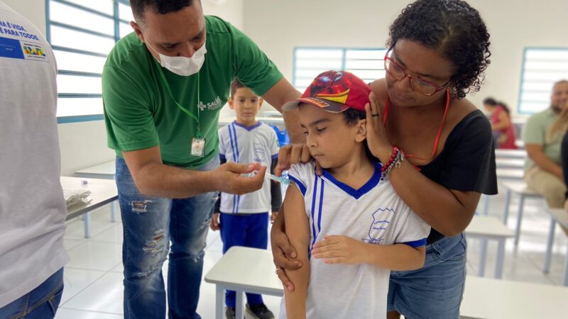 Piauí atinge meta de cobertura vacinal em crianças menores de 4 anos