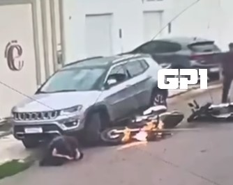 Homem é preso após “dar grau”, causar acidente e fugir sem prestar socorro em Piripiri; vídeo
